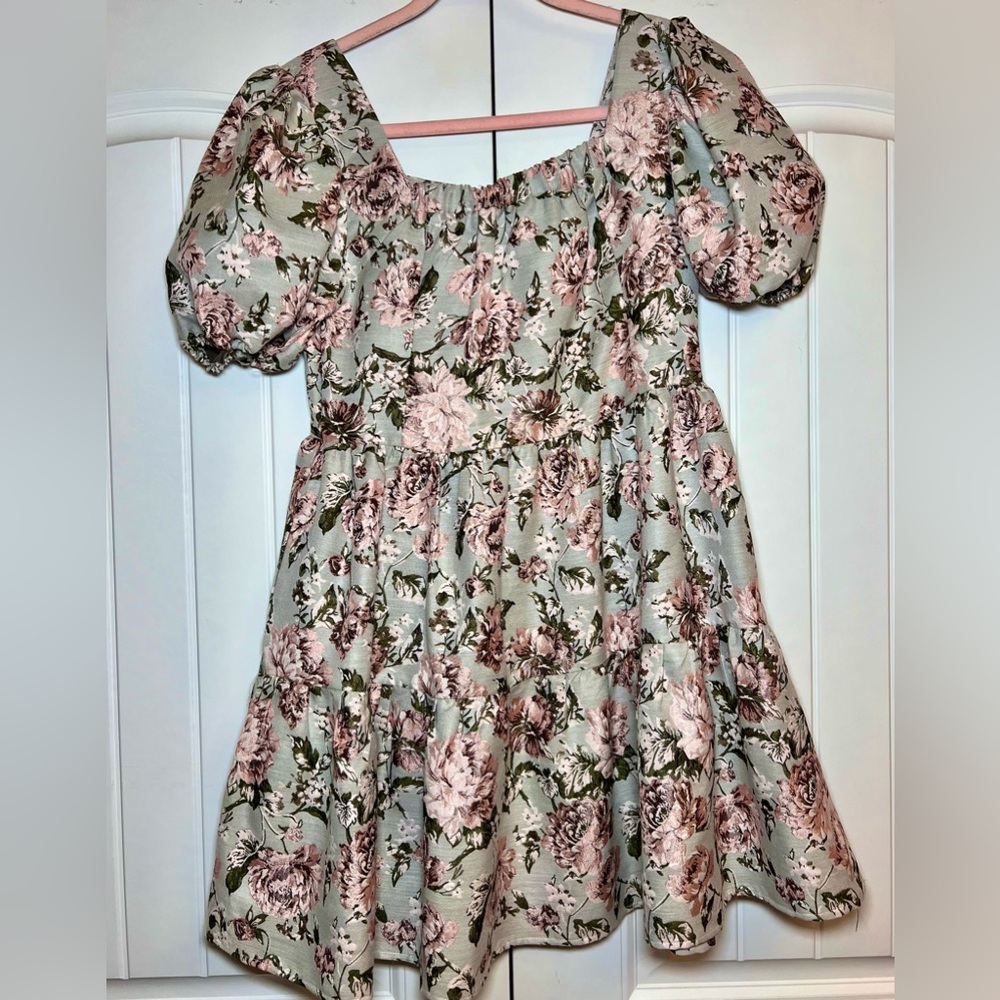 FLOWER BABYDOLL DRESS
